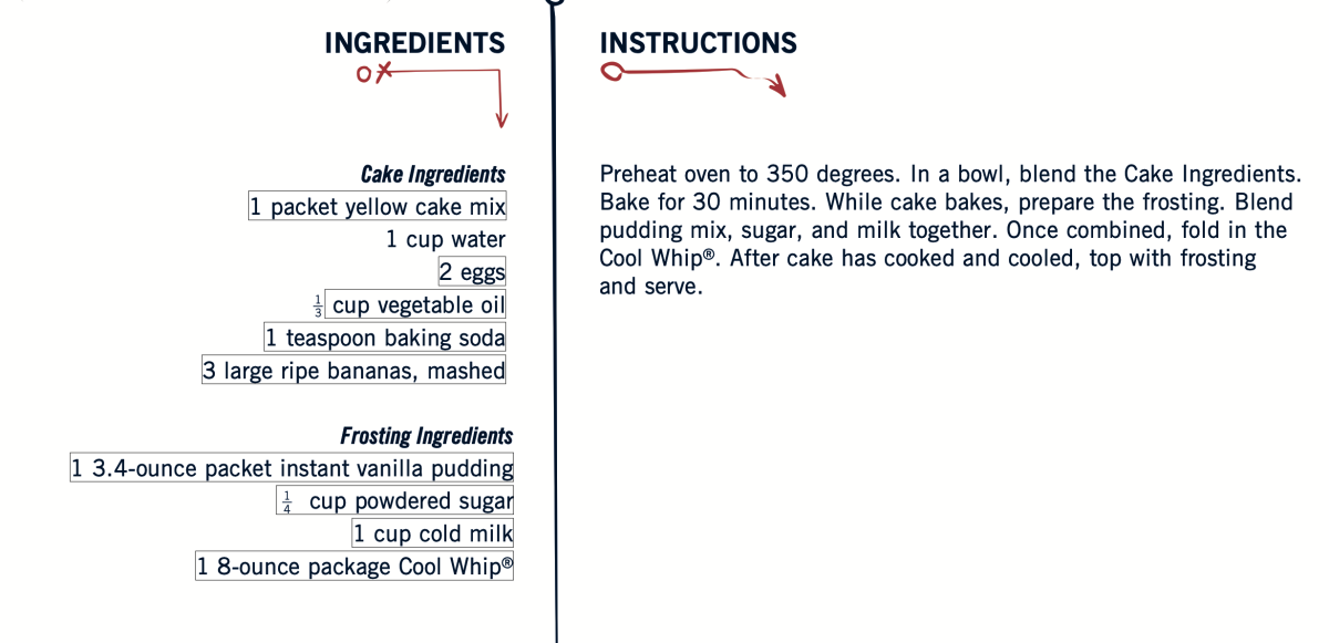 Banana Cake